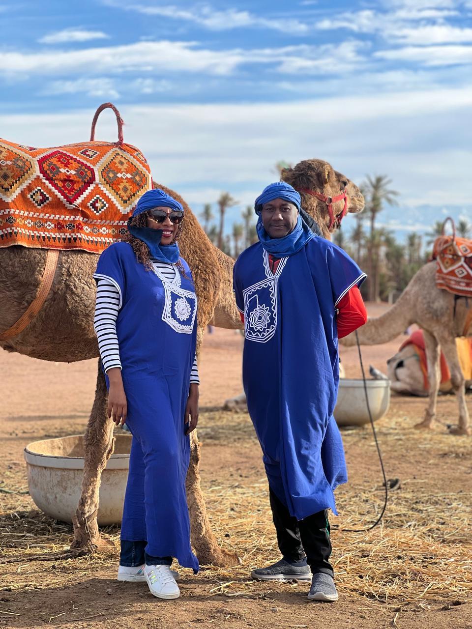 Balade à dos de dromadaire au desert d'Agafay 3