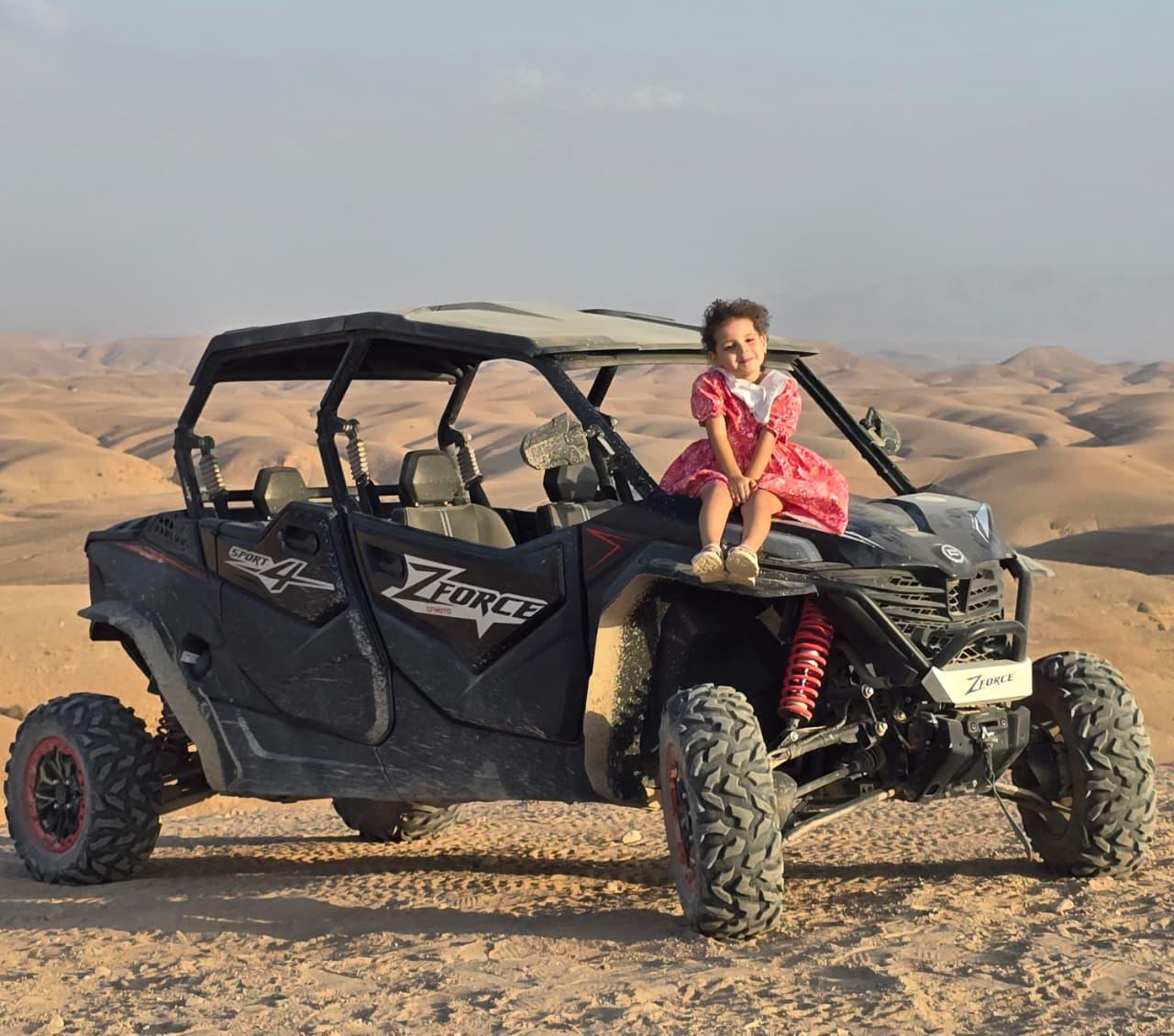 Balade en Buggy 4 places au Desert d'Agafay - ½ Journée